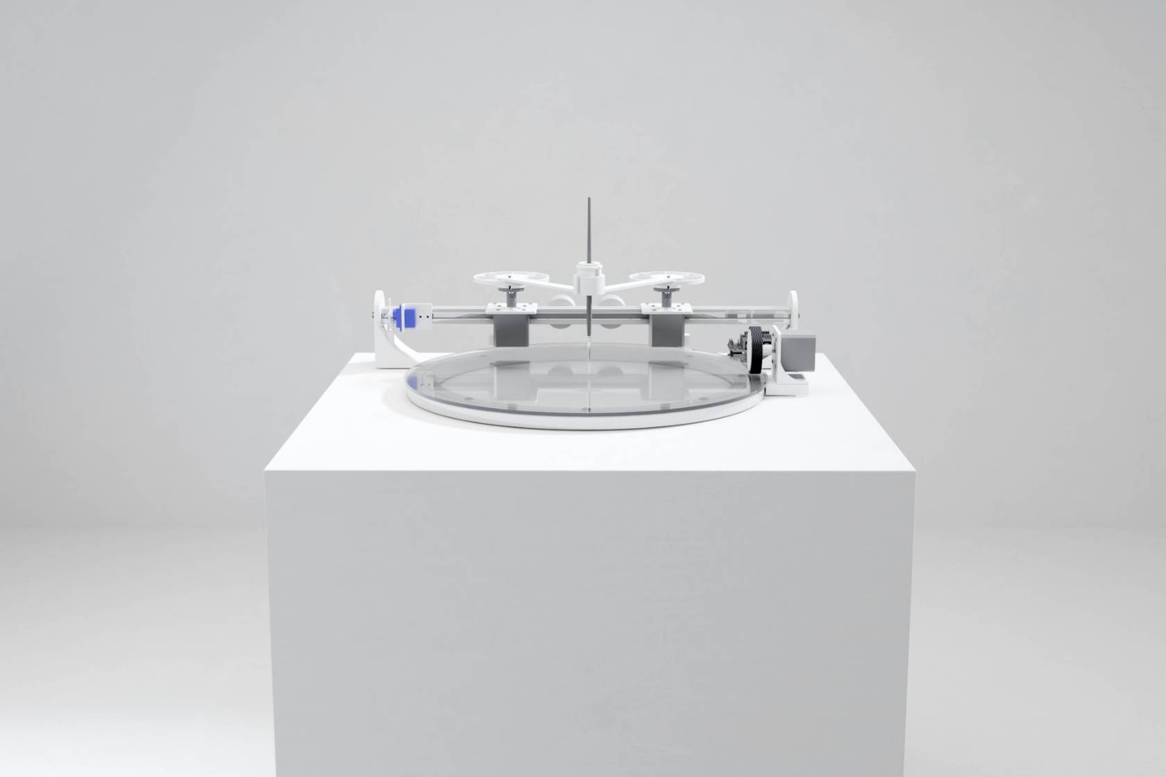 A robotic-scribe which makes meaning only AFTER it makes marks.